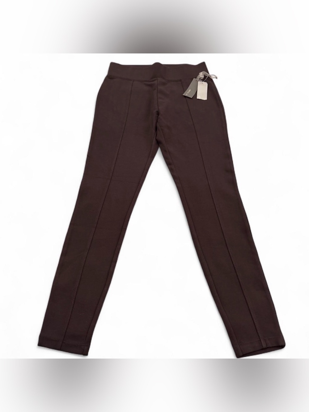 Matty M Ponte leggings in Dark Brown